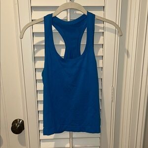 Lululemon Waist Length Blue Swiftly Tech Racerback Tank Top